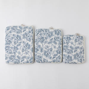 Étui portable pour tablette et ordinateur portable, en polyester matelassé, léger, durable, simple, avec fermeture éclair - Product Image 2