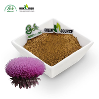 Green Life ramuan pabrik pasokan kemurnian tinggi ekstrak Susu Thistle 80% Silymarin Susu Thistle ekstrak bubuk