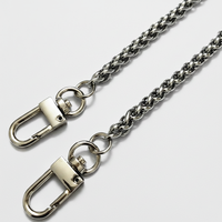 Cadenas de Acero Inoxidable Personalizadas por el Fabricante, Cadenas de Acero de Titanio Semiterminadas para Bolsos y Ropa, Chapadas y Personalizables