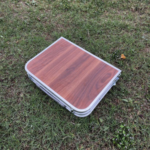OEM viaje portátil al aire libre Mini Metal aluminio multifunción pequeña plegable altura ajustable <span class=keywords><strong>maleta</strong></span> Camping mesa plegable - Product Image 3