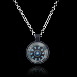 Collar de Iron Man de Marvel, Tony <span class=keywords><strong>Stark</strong></span>, Figura de los Vengadores, Accesorios de Cosplay, Colgante, Joyería, Regalo para Hombres y Mujeres - Product Image 2