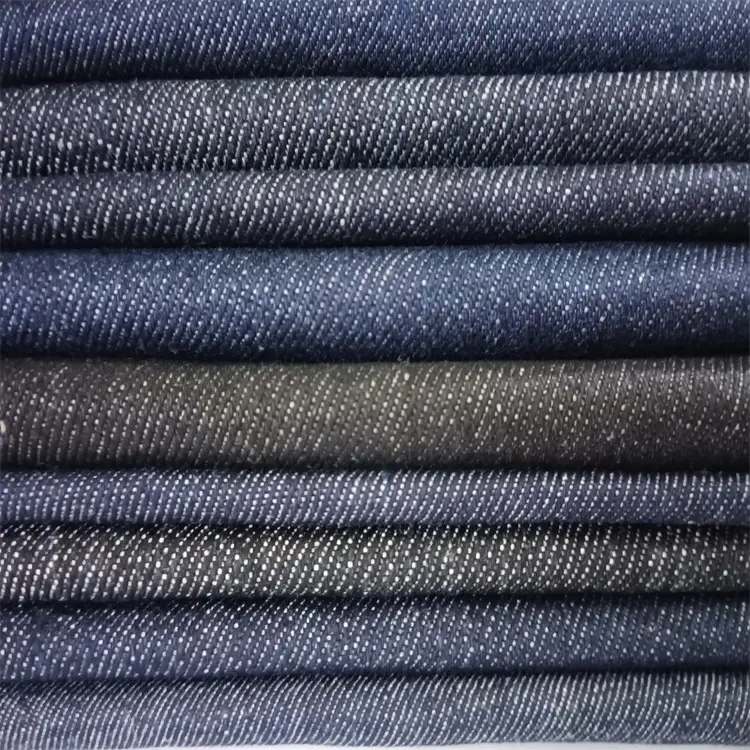 Tissu de denim de lisière à vendre Jeans de tissu déchiré Denim extensible lourd en matériau épais