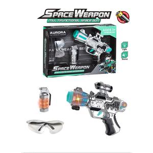 Juego de esposas con gafas de <span class=keywords><strong>Granada</strong></span> para niños, pistola de francotirador espacial acústica óptica eléctrica, juguetes para niños, regalo de cumpleaños - Product Image 2