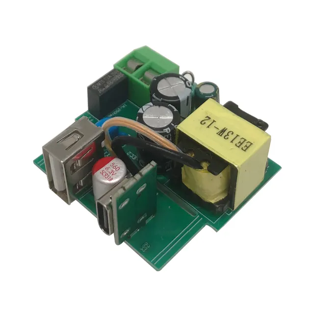 Placa de circuito Pcb con diseño personalizado, cargador móvil de carga rápida, servicio Pcba, 5V2.1, 2a, amp, 2 puertos Usb