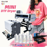 Imprimante DTF double tête FULIYIN, machine d'impression par transfert thermique à encre blanche haute vitesse pour t-shirts et vêtements