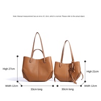 Sac à provisions en cuir véritable pour femmes en cuir de vachette de première couche sacs en cuir sacs à main pour dames