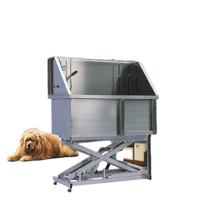 Piscine de bain pour animaux de compagnie en acier inoxydable, bain électrique pour animaux, <span class=keywords><strong>baignoire</strong></span> de toilettage pour le lavage des chiens - Product Image 1