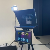 Fabricante Chino de Teleprompter con Pantalla de 21.5 Pulgadas y Cristal Beamsplitter para Discursos Públicos, Lectura de Texto en Línea, para Creadores de Contenido