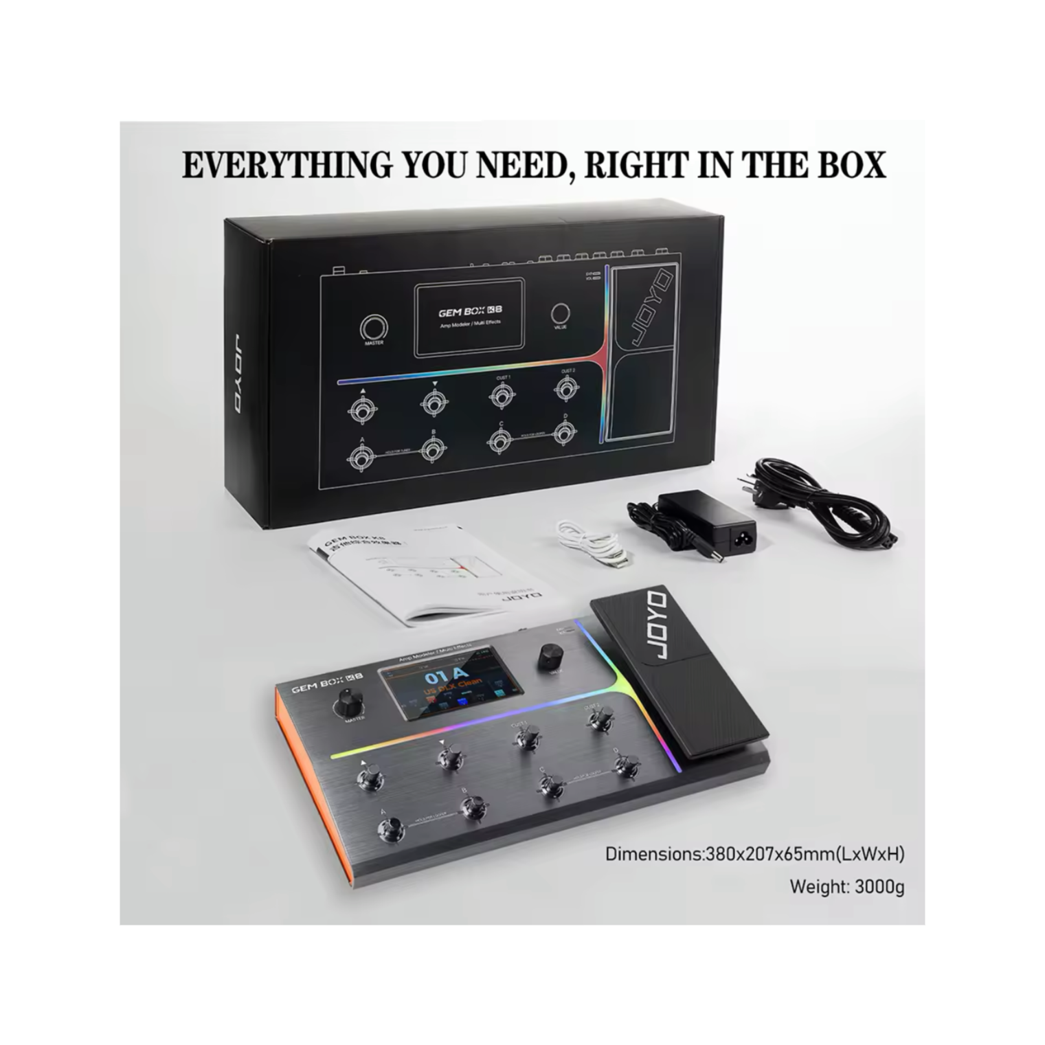 Joyo Gem Box K8 Multi Effects Guitar Pedal - Versatile Guitar