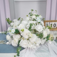 Usine de fleurs artificielles DKB, vente en gros de boules de fleurs, boule de roses, grands centres de table pour la décoration de table de mariage