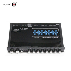 อีควอไลเซอร์ <span class=keywords><strong>VK</strong></span> 12V 10 แบนด์ คลาส AB 10 แชนแนล สำหรับรถยนต์ BMW พร้อมครอสโอเวอร์อะลูมิเนียม EQ-755 - Product Image 5