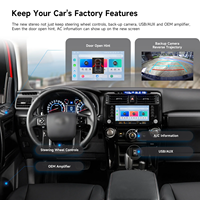 Autoradio Android Dasaita 9 pouces avec écran tactile, système audio automobile, processeur Qualcomm, 256 Go, système d'infodivertissement pour 4Runner 2010-2023, stéréo