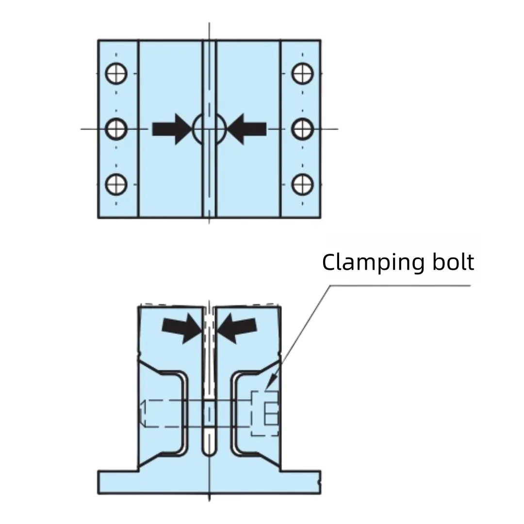 Pièces d'outils de fixation de contour de type bloc GXH pour une meilleure efficacité de travail