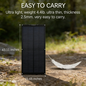 แผงโซลาร์เซลล์ Alecter Solar APH-P151 กำลังไฟสูง 100W 12V แบบยืดหยุ่น โมโนคริสตัลไลน์ ขนาด 182 มม. x 182 มม. ประสิทธิภาพ 23% น้ำหนักเบา เหมาะสำหรับเรือและรถบ้าน - Product Image 2