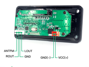 2*25W 6-12V pour <span class=keywords><strong>Bluetooth</strong></span> 5.3 MP3 Audio Board <span class=keywords><strong>Module</strong></span> Amplifier Dancing <span class=keywords><strong>LED</strong></span> Display TF Support Customizable MP3 Player <span class=keywords><strong>Module</strong></span> - Product Image 3