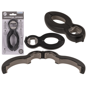 Universal Opener, 6 en 1, noir/gris, - Product Image 1