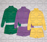 Collection Automne 2026 : Ensemble Tendance Femme Y2K, Confortable pour Grandes Tailles, Loungewear Personnalisable avec Logo, Ensemble 2 Pièces (Sweat à Capuche et Short)