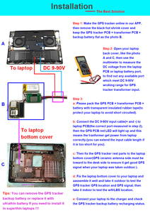 Chi Phí Thấp Xe Thông Minh/TV/Máy Tính Xách Tay GPS Tracker, Tương Thích Với DC 9V-90V, Làm Việc Với APP + Web + SMS Hệ Thống Theo Dõi - Product Image 6