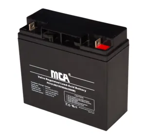 MCA vrla baterai asam timbal 12V 7ah UPS disegel baterai siklus dalam agm 12v 7ah