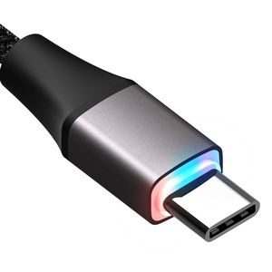Cable de carga de aluminio trenzado con resorte de 27W y 60W con Carga rápida ligera y transferencia rápida, cable de carga tipo C, tipo 2, 2 y 3 - Product Image 5