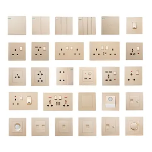 Manufacturers high quality uk standard light wall switches electric switches and sockets