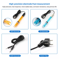 Monitor Inteligente de PH y ORP con Conexión Wifi, Registrador de Datos, Medidor Digital de Calidad del Agua para Acuarios, Peceras y Arrecifes Acuáticos