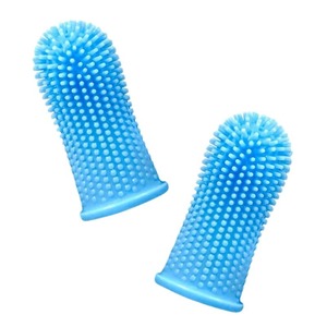 Nouvelle brosse à dents transfrontalière pour animaux de compagnie nettoyage des dents <span class=keywords><strong>chaton</strong></span> coupe les doigts soins des chiens brosse en silicone - Product Image 6