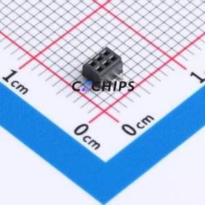 CLM-103-02-L-D Pin Socket SMD,P=1mm Connector ( Pitch: 1mm )( Row Spacing: 1mm )( Mounting Type: Vertical Mount ) - Product Image 1