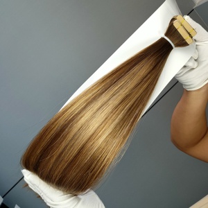 Dragonbeauty Factory 100% Remy Human Hair 10-30 Inches Double Sided Adhesive Tape In Hair Extensions Virgin Human Hair Invisible - Product Image 2