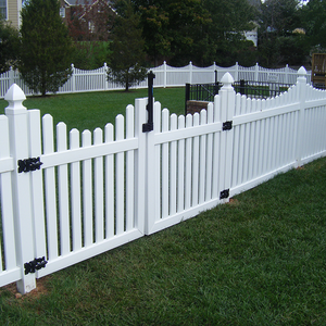 <span class=keywords><strong>Fancy</strong></span> PVC hàng rào dễ dàng lắp ráp tùy chỉnh đường sắt phẳng hàng đầu vườn hàng rào tấm - Product Image 2