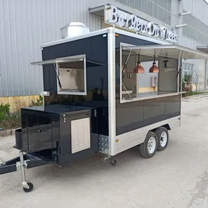Nuevo Carrito de Venta Ambulante para Rosticería de Pollos, Económico, Tipo Camión o Caravana, Móvil <span class=keywords><strong>y</strong></span> Rápido para Vender Hamburguesas, Bubble Tea, <span class=keywords><strong>y</strong></span> <span class=keywords><strong>Comida</strong></span>, Quiosco de Café para Interiores - Product Image 1