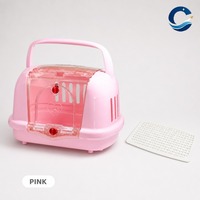 Caisse de transport pour animaux de compagnie, caisse de voyage portable pour voiture avec ventilation respirante