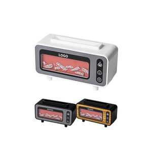 2024 nueva promoción chimenea difusor de Aroma humidificador de aire USB llama difusor de Aroma con Logo - Product Image 1