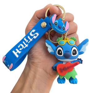 <span class=keywords><strong>Science</strong></span>-<span class=keywords><strong>fiction</strong></span> film d'animation Lilo & Stitch jouet porte-clés en gros PVC <span class=keywords><strong>Anime</strong></span> porte-clés accessoires mignon poupée petit cadeau pendentif - Product Image 4