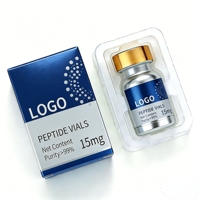 Boîte blister et étiquette avec impression de logo haute définition pour solutions de peptides de qualité médicale