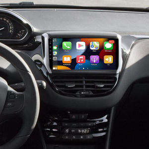 Autoradio, autoradio 10 pouces, lecteur MP5 de voiture, écran <span class=keywords><strong>Android</strong></span> 13, CarPlay et <span class=keywords><strong>Android</strong></span> <span class=keywords><strong>Auto</strong></span> sans fil, BT/Type-C pour <span class=keywords><strong>Peugeot</strong></span> <span class=keywords><strong>208</strong></span>/2008 2012-2018 - Product Image 1