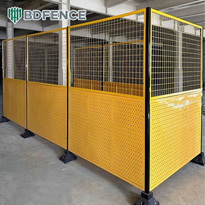 Clôtures de sécurité perforées <span class=keywords><strong>pour</strong></span> ateliers, barrières d'isolation personnalisables <span class=keywords><strong>en</strong></span> métal <span class=keywords><strong>pour</strong></span> usines et entrepôts, clôtures mobiles <span class=keywords><strong>en</strong></span> plaques perforées - Product Image 5