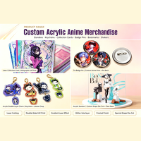 Support de table en acrylique épaissi, couleur personnalisée, écologique, pour anime, dessin animé, remise de diplôme, Noël, impression offset UV, motif Amour Musique