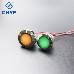 Chyf không thấm nước IP65 6mm 8mm 10mm 12mm 3-9V thép không gỉ dẫn ánh sáng chỉ báo tín hiệu dẫn ánh sáng với vít chân - Product Image 6