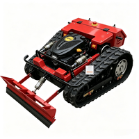 Livraison gratuite SDLOT RC Tondeuse à gazon à chenilles tout-terrain avec moteur essence CE EPA EURO5, Équipement agricole
