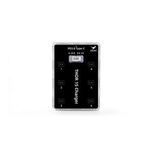 HGLRC Thor 1S <span class=keywords><strong>Cargador</strong></span> V2 6 puertos 65W Max Racing RC Drone Board Carga rápida para MX2.0 <span class=keywords><strong>A30</strong></span> BT2.0 Enchufe 4,2 V 4,35 V LIHV <span class=keywords><strong>Tipo</strong></span>-C 40W - Product Image 3