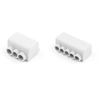 DIY GO Kupfer ABS Hochleistungs-Kabelverbinder Schraubklemmenblock 1 2/4 80A/1000V 2,5-16mm² Kabelverbindungsbox