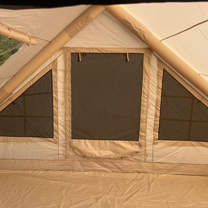 Tente de camping d'urgence imperméable en Oxford double couche quatre saisons, montage rapide, portable, 2x3m, design trigonal/en V - Product Image 2