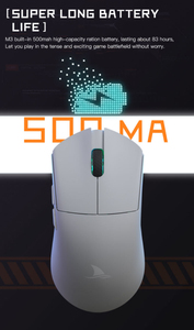 Factory Gaming <strong>Mouse</strong> M3 Series Pro Darmoshark Wireless <strong>Big</strong> Capacity 500mA Lithium Battery <strong>Mice</strong> PAW3395 Sensor RGB <strong>Pc</strong> Accessories - Product Image 4