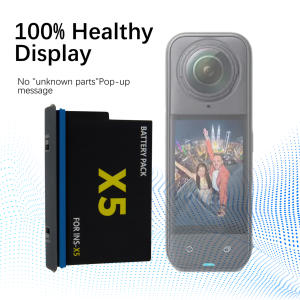 <span class=keywords><strong>Batteria</strong></span> originale per fotocamera 360x5 3.89V 2800 agli ioni di litio <span class=keywords><strong>a</strong></span> doppia protezione compatibile con ricarica rapida 360 X5/X5 Pro Action Stock - Product Image 4