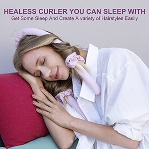 Mềm ma thuật bọt xốp tóc Curl Con lăn uốn tóc Headband 4 cái/bộ heatless tóc Curl quăn Ribbon lụa tóc curlers - Product Image 6