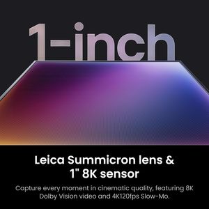 Insta360 Luna Ultra - Caméra de vlogging 8K avec deux objectifs Leica, zoom 12x, capteur 1 pouce, écran tactile détachable de 2 pouces, triple puce IA - Product Image 3