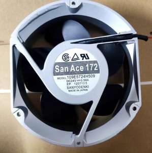 เครื่องพิมพ์ชิ้นส่วน109E5724H509พัดลมระบายความร้อน172แกน SANYO SAN ACE 13.9W 24V 2สาย172x150x51mm - Product Image 4