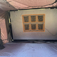 Tienda de Campaña de Techo para Automóvil SUV de 4 Estaciones para 4 Personas, Carcasa Rígida de Aluminio con Apertura Lateral para Aventuras Todoterreno