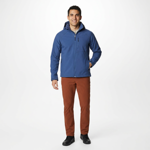 Wholesale Custom Made Stylish Men's Softshell Jackets High Quality Durable <b>Canvas</b> Autumn Waterproof Stand Trendy Outdoor High - Product Image 1